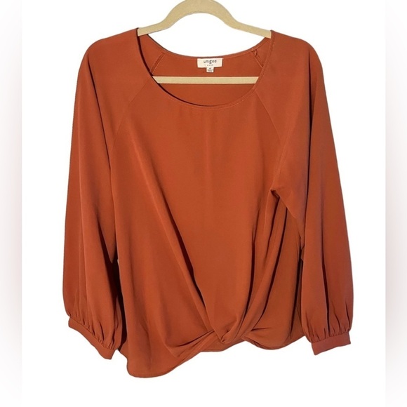 Umgee Women’s Front Knot Blouse - Picture 1 of 5